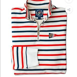 NWT Kiel James Patrick American Sails Quarter Zip XS Small Flaw